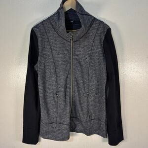 Lululemon Daily Yoga Gray Heather/Black Define Jacket Size 8